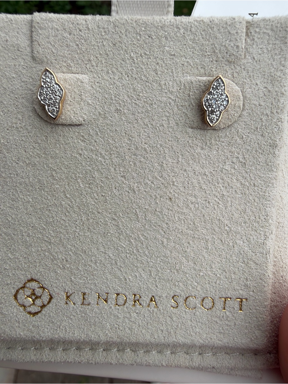 Kendra Scott diamond Abbie studs